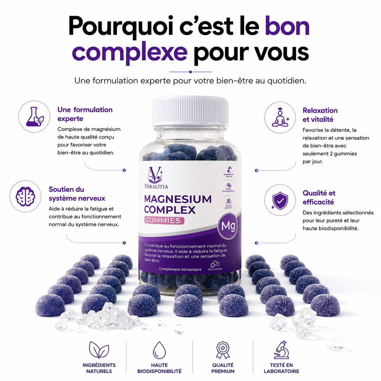 Gummies Magnésium Complex