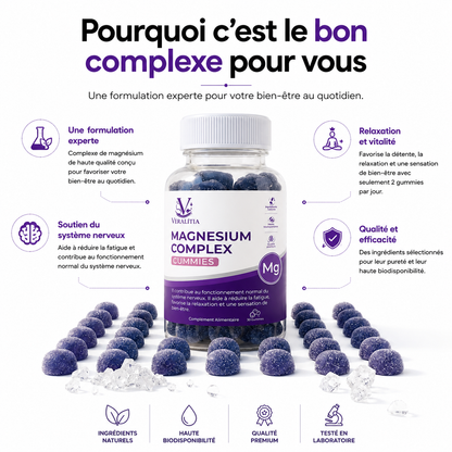 Gummies Magnésium Complex